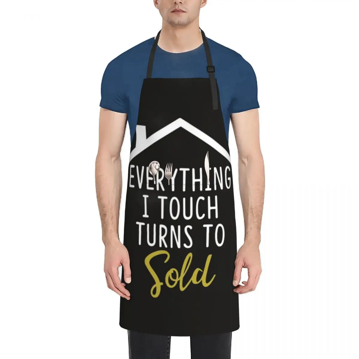 Realtor Everything I Touch Turns to Sold Apron Manicurists Women's Dress Kitchen Items For Home Apron