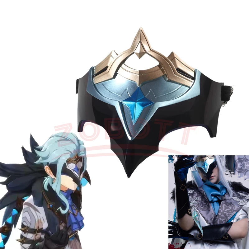 

Dottore Косплей Игра Genshin Impact Fatui Harbinger Косплей Переднее кружево Fatui Доктор Маска Хэллоуин косплей реквизит