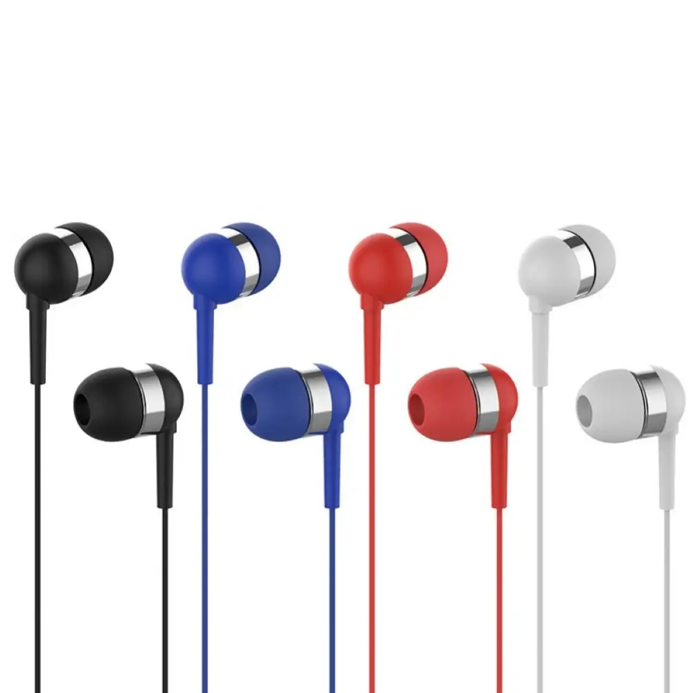 Universal 3.5mm Earphone for iPhone 6 Plug In-Ear Noise Canceling HiFi Wired Earphone Sports Headset for Galaxy S10