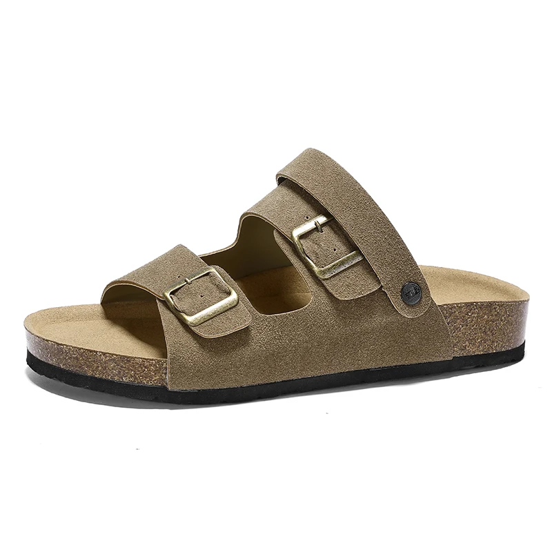 

Сандалии мужские летние на плоской подошве, Классическая обувь для дома, повседневные пляжные шлепанцы, для улицы