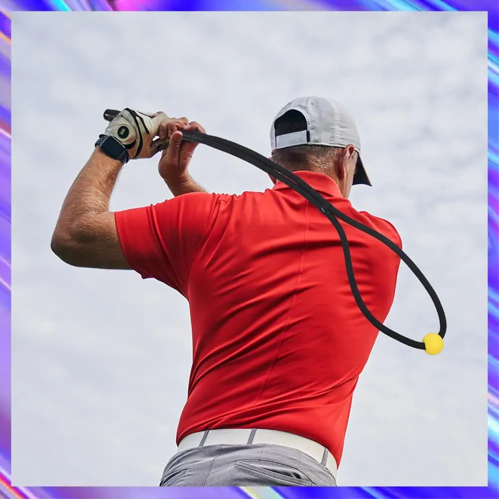 

L71A Golf Swing Rope Training Aid Fitness Equipment Trainer Practice Posture Corrector Exercise Assistance Tool For Beginner