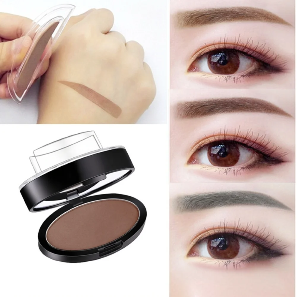 Fast Fast Makeup Eyebrow Stamp Kit Waterproof Long Lasting Natural Brow Enhancer Professional Shaping Tool For Beginners - Aliexpress Deal
