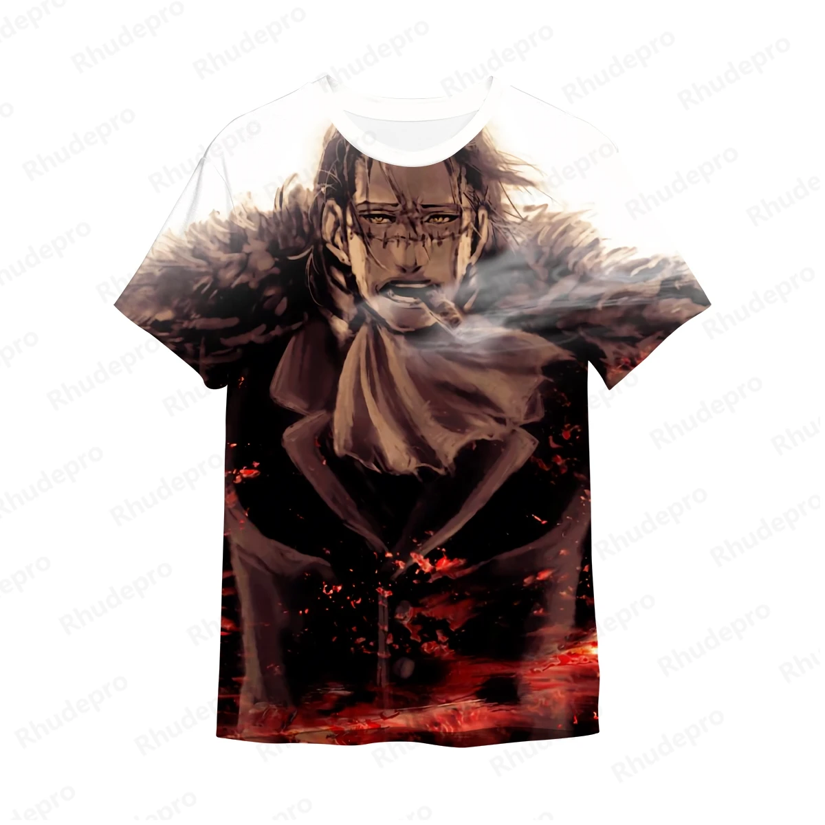 Camiseta Anime masculina Monkey D Luffy, Hip Hop, tendência extragrande para crianças, alta qualidade, Y2k, 5XL, moda, novo, 2024