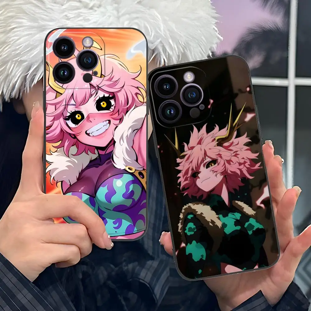 

My Hero Academia Mina Phone Case for iPhone 17 16 15 14 13 12 11 X XR XS 8 7 Pro Max Plus Mini Colour Protective Cover Luxury