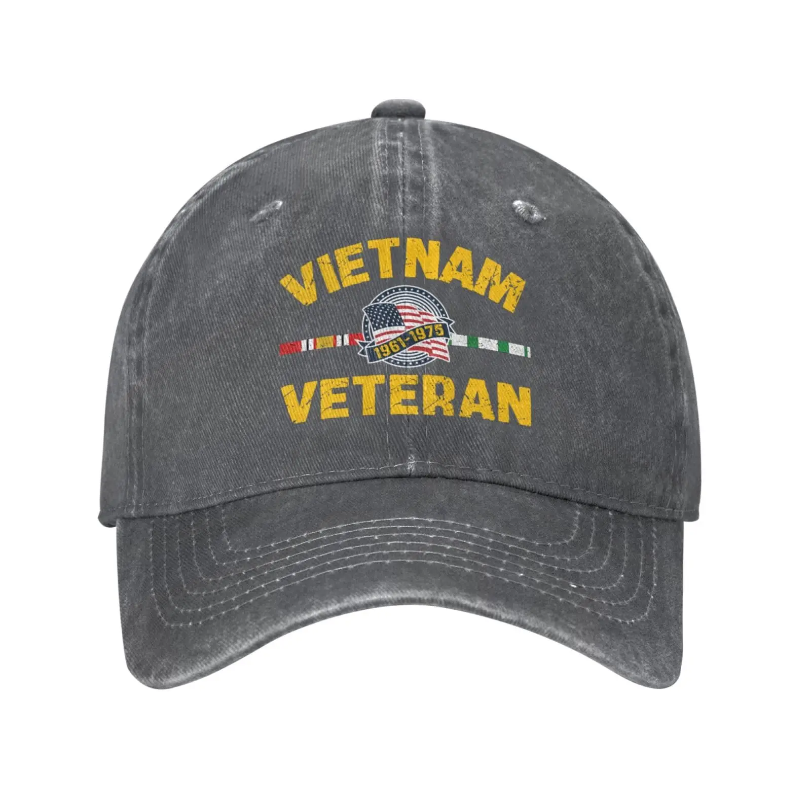 Vietnam Veteran Hat 1961-1975 Vietnam Veteran Usa Flag Freedom Dayfighter Vietnam War Trucker Hat Baseball Cap