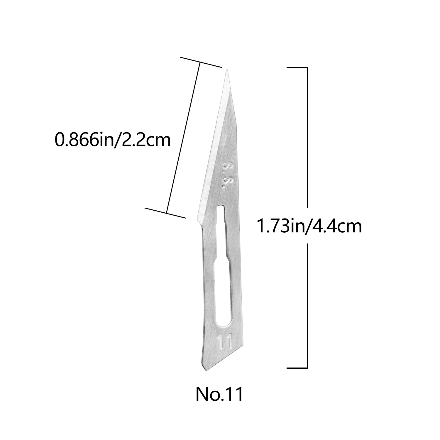 TGZUO No.11 stainless steel blade Each one is Individually packaged 30pcs blade Used for cutting paper, cutting, sharp blades
