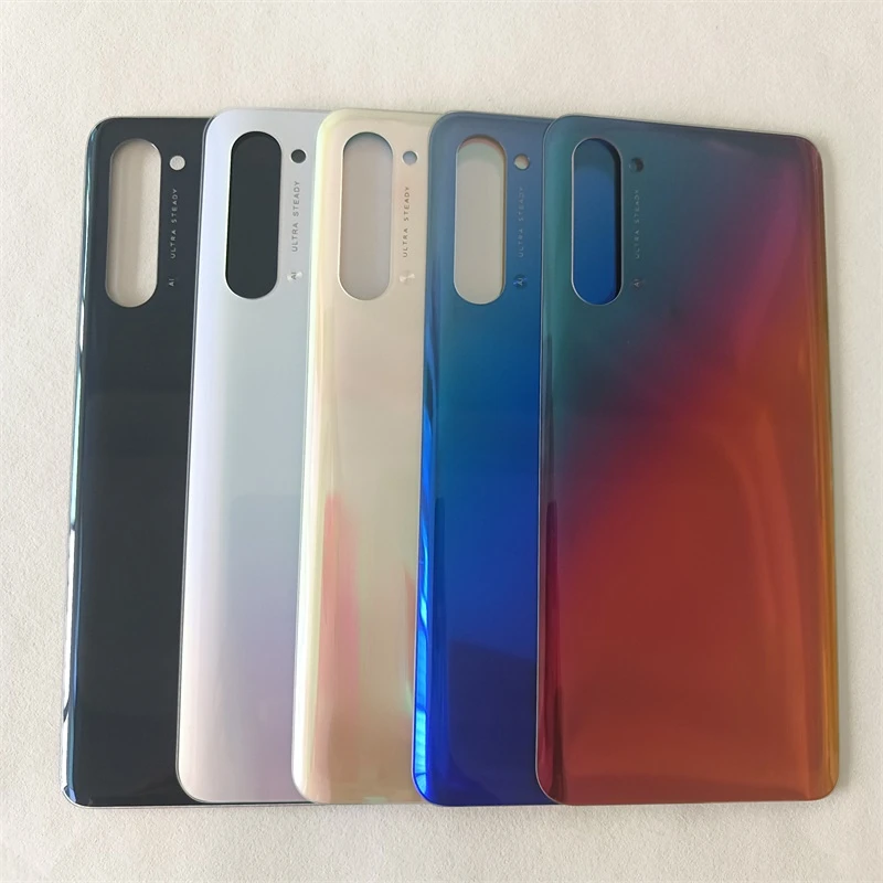 For Oppo Reno 3 Back Housing Back Cover door Glass Battery Case with glue