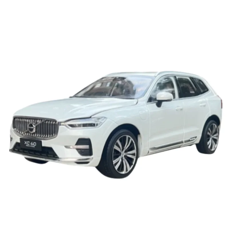 1:18 Original VOLVO 2022 XC60 diecast alloy car model, children\'s collection of decorative toys, holiday gifts for friends.