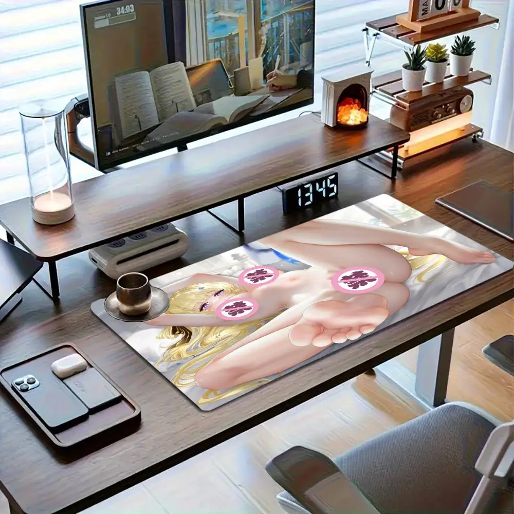 Sexy Anime Mouse Pad Girl Mouse Pad Big Breast Anime Mouse Pad Hip Computer Large Gaming Carpet Cute Table Mat Beautiful