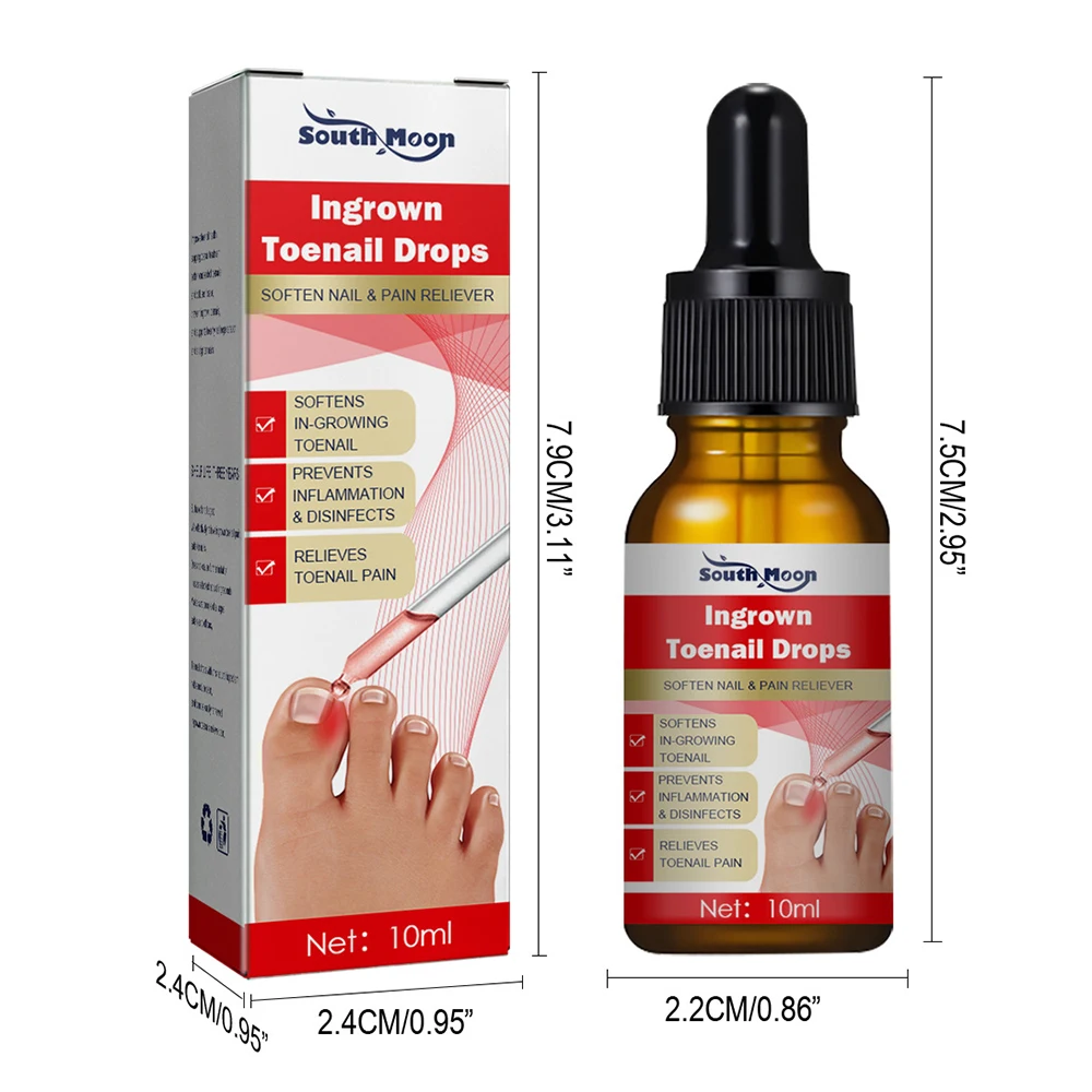 

10ml/30ml Ingrown Toenail Drops For Gray Nail Serum Oil Drops Care Cleaning