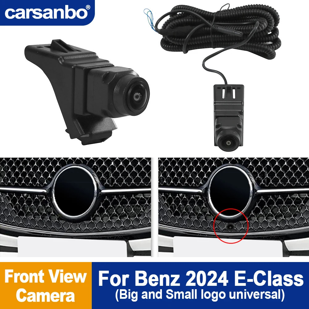 

Carsanbo For Mercedes Benz 2024 E-Class Front View Camera Car Night Vision Fisheye Waterproof Vehicle OEM Front Camera