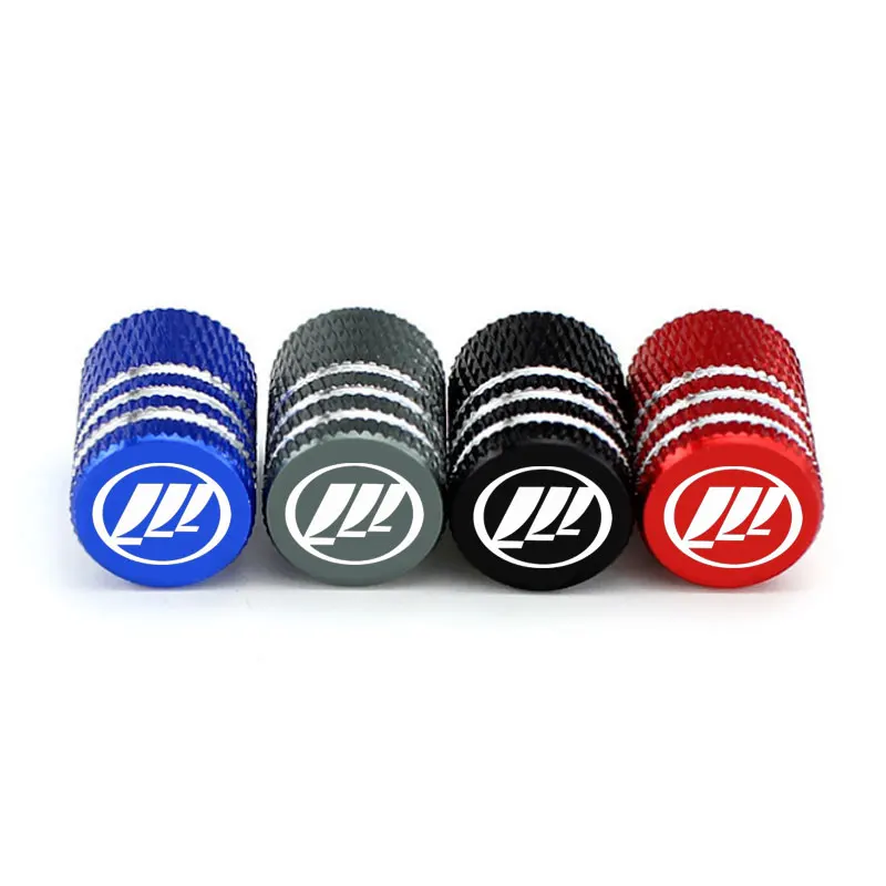 

Car Tire Valve Caps Tyre Rim Stem Cover Dust Proof Nipple Caps For lifan solano x60 x50 650 Emblem 125CC 320 520 Car Accessories