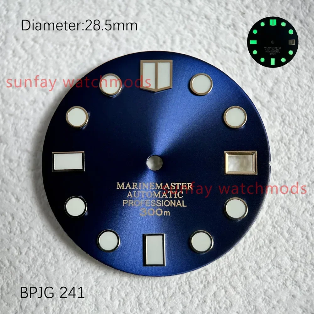 28.5mm Turtle Retrofit NH35 Movement Dials Watch Accessories Customized Watch S Mods