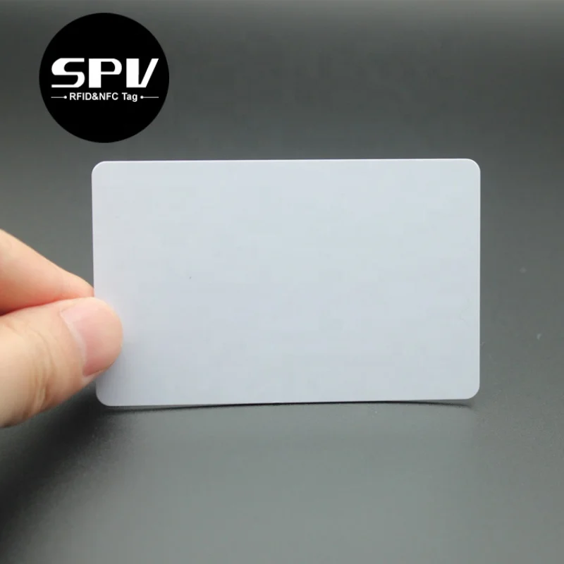 

100 шт., оптовая продажа, пустая белая 13,56 МГц RFID NFC Mifare Ntag213 Ntag215 смарт-карта
