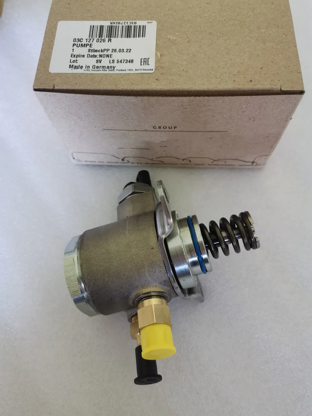 Made In Germany OEM High Pressure Fuel Pump 03C127026R For Audi A1 A3 VW Passat Skoda Seat 1.2TSI 1.4TSI 03C127026C 03C127026E