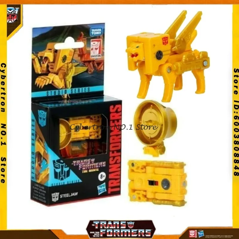 Figuras de acción Transformers G1 Robots de deformación Serie Studio Core Class Steeljaw (Transformers: La Película 1986)
