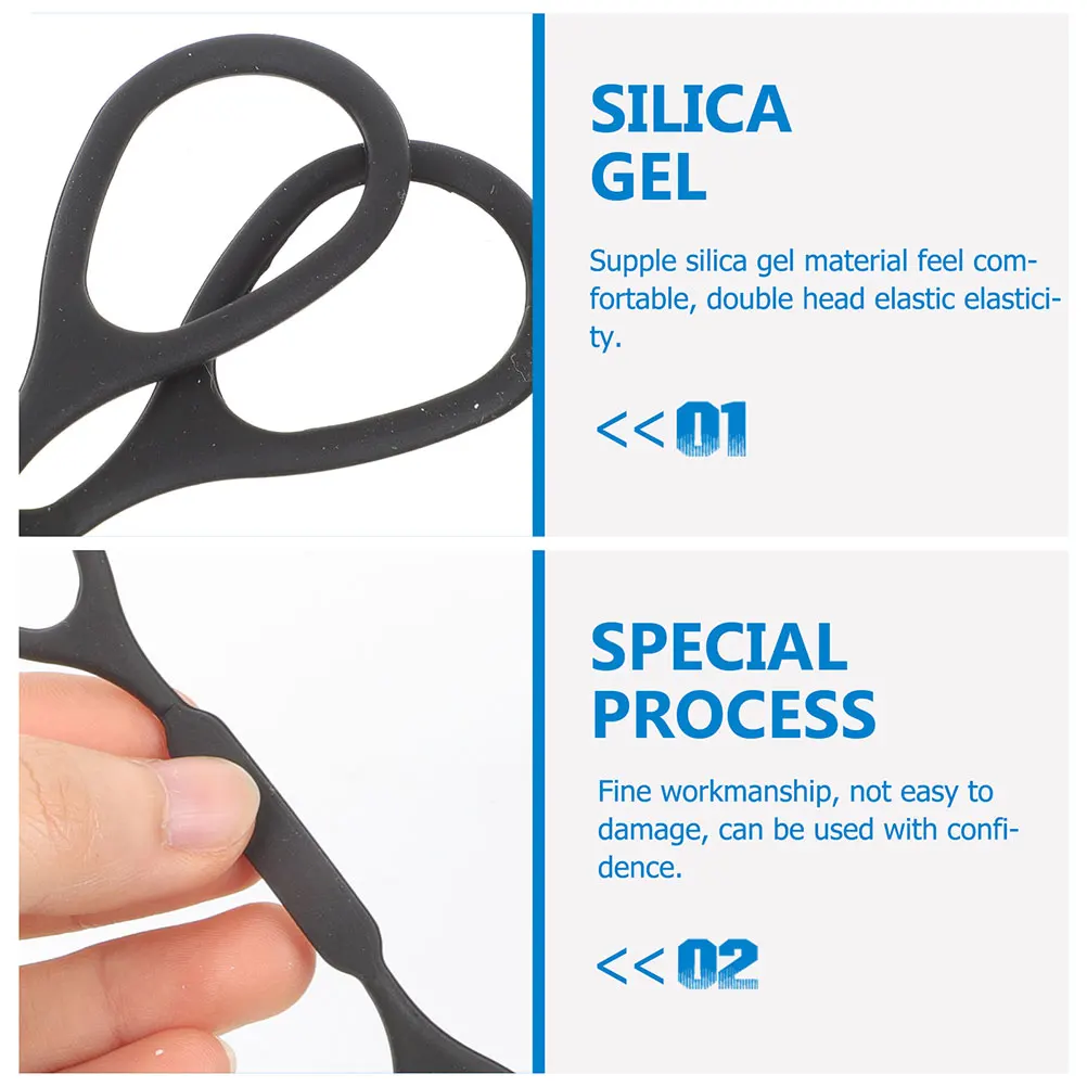 

5 Pcs Ring Small Tow Rope Silicone Stopper for Trumpet Accessories Replacement Gel Slide