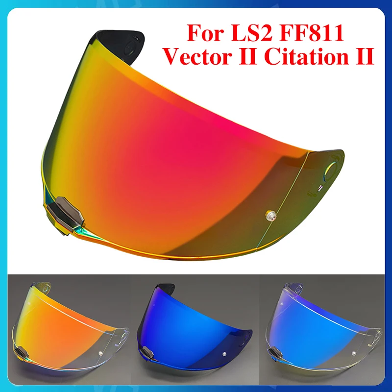 FF811 Motorcycle Helmet Lens For LS2 FF811 Vector II Citation II Helmet Visor Windshield Shield Glasses Visor Helmet Accessories