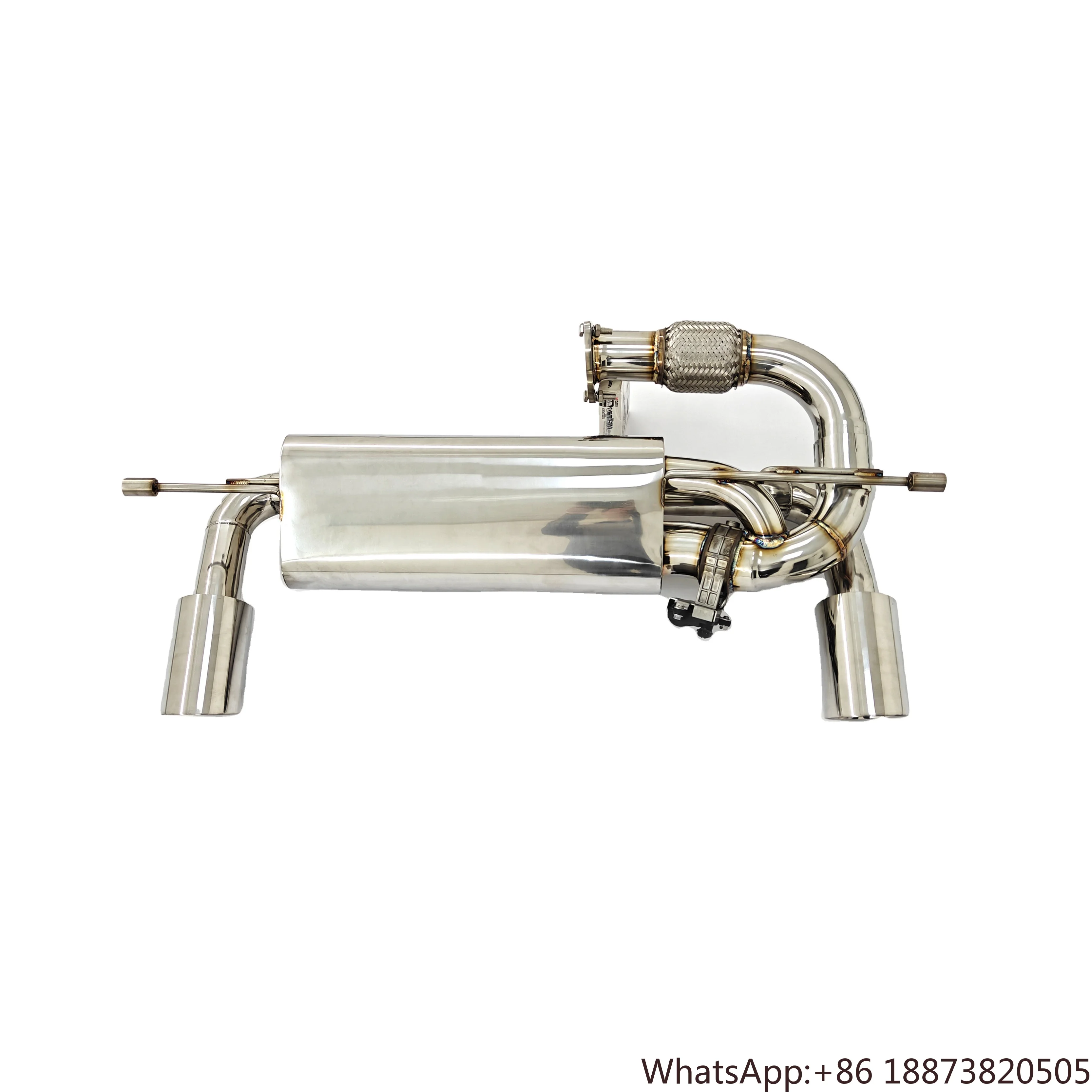 

Высококачественная стойка оси SS304 для выхлопного глушителя Lotus Emira 3,5 л V6 с клапаном