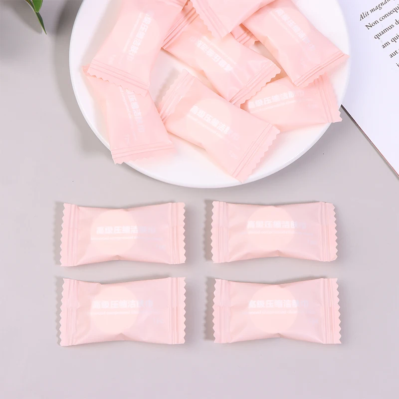 30/50pcs Portable Disposable Compressed Towels Soft Small Face Towels Travel Absorbent Compressed Towels Travel Essentials