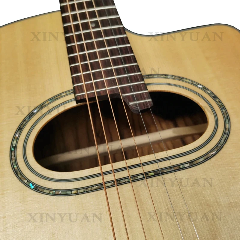 Acoustic Guitar, Handmade Vintage Gypsy Jazz Instrument with D Hole, Premium Jazz Style Guitar for Wholesale