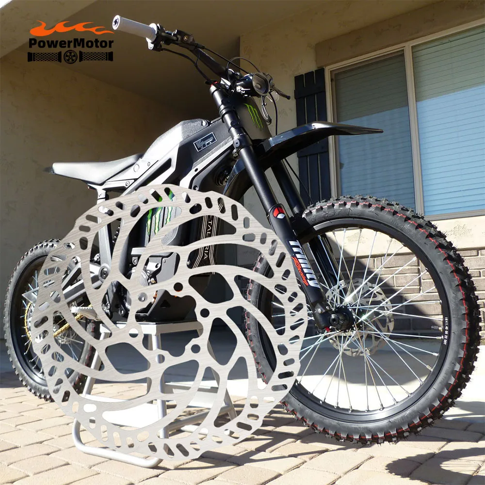 Über Surron Light Bee X Ebike Bremsscheiben vorne hinten Motocross Enduro Dirt Pit Bike Tuning Teil für Surron Elektrofahrrad