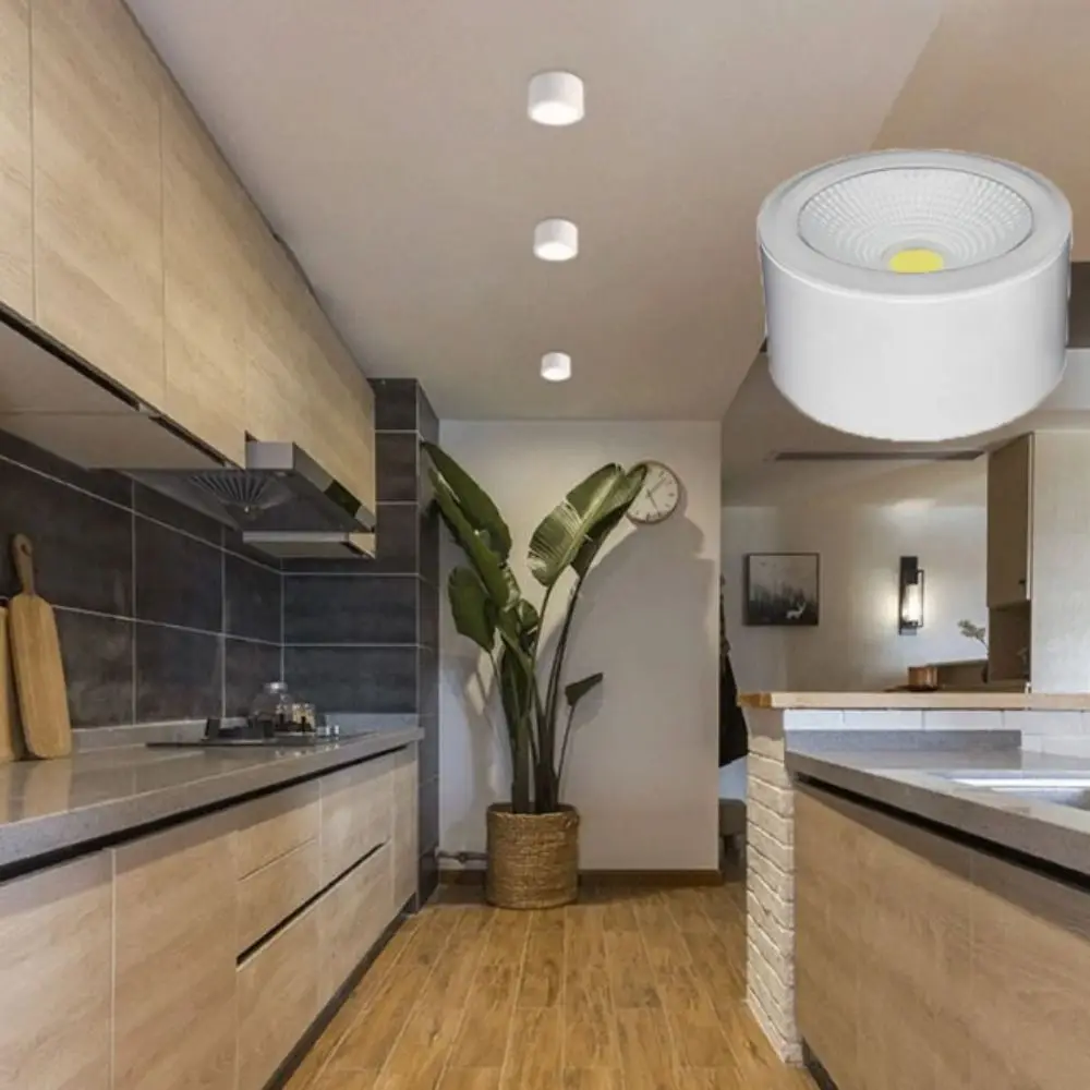 

Ultra Bright Surface Mounted LED Downlight Aluminum Surface Anti Glare Dimmable LED Downlight Spotlight Design High Quality