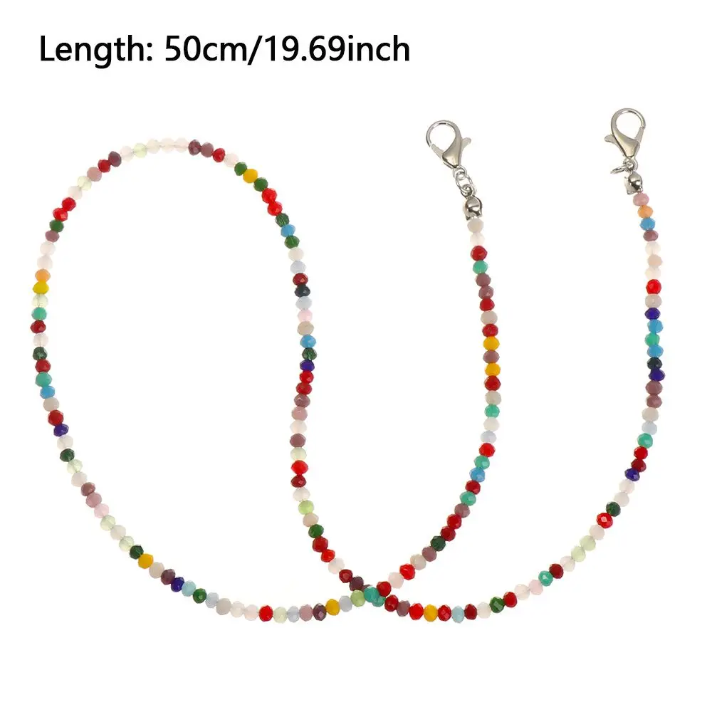 1Pcs Fashion  Retro Beads Eyeglass Sunglasses Reading Glasses Chain Spectacle Cord with Tassels Neck Strap String Chain Eye wear