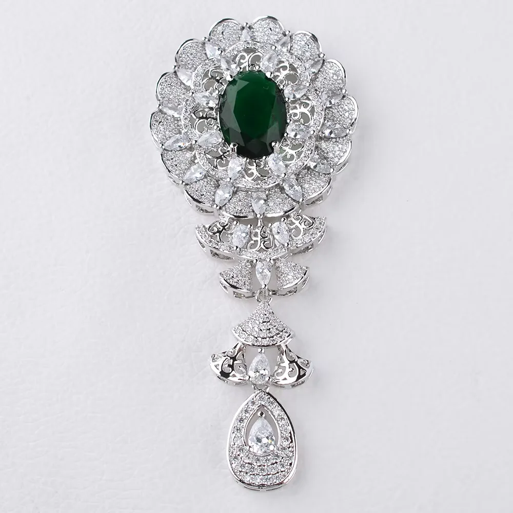 gold plated cz pave Flower connector and match earring cap DIY Jewelry Making