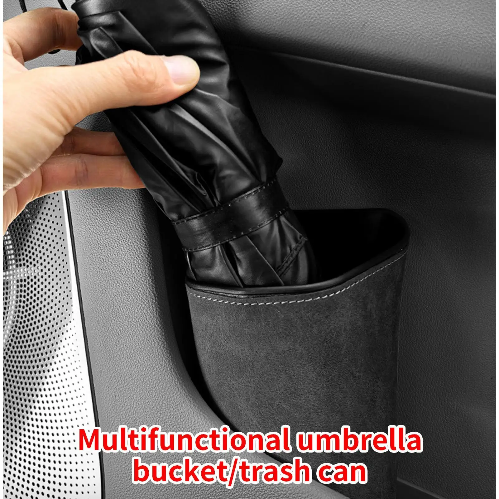 

Drink Holder For Car Clip On Vehicle Storage Bin Anti-Slip Car Storage Bin For Motorcycle Truck Vehicle For Umbrella Garbage