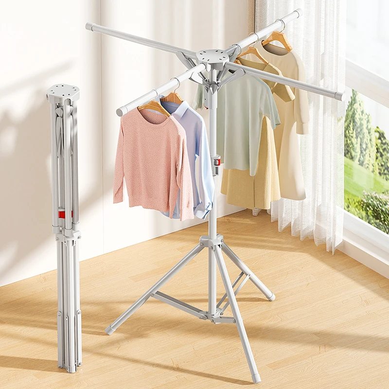 

Foldable Floor Clothes Drying Rack Compact Laundry Stand Space-Efficient Indoor Dryer Durable Clothes Hanger Adjustable Bedding