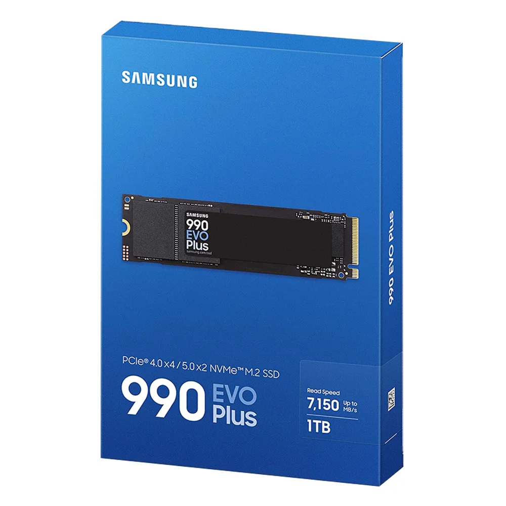 SAMSUNG 990 EVO PLUS SSD 1TB 2TB,PCIe Gen 4x4, Gen 5x2 M.2 2280 NVMe Internal Solid State Drive, Speeds Up to 7150MB/s