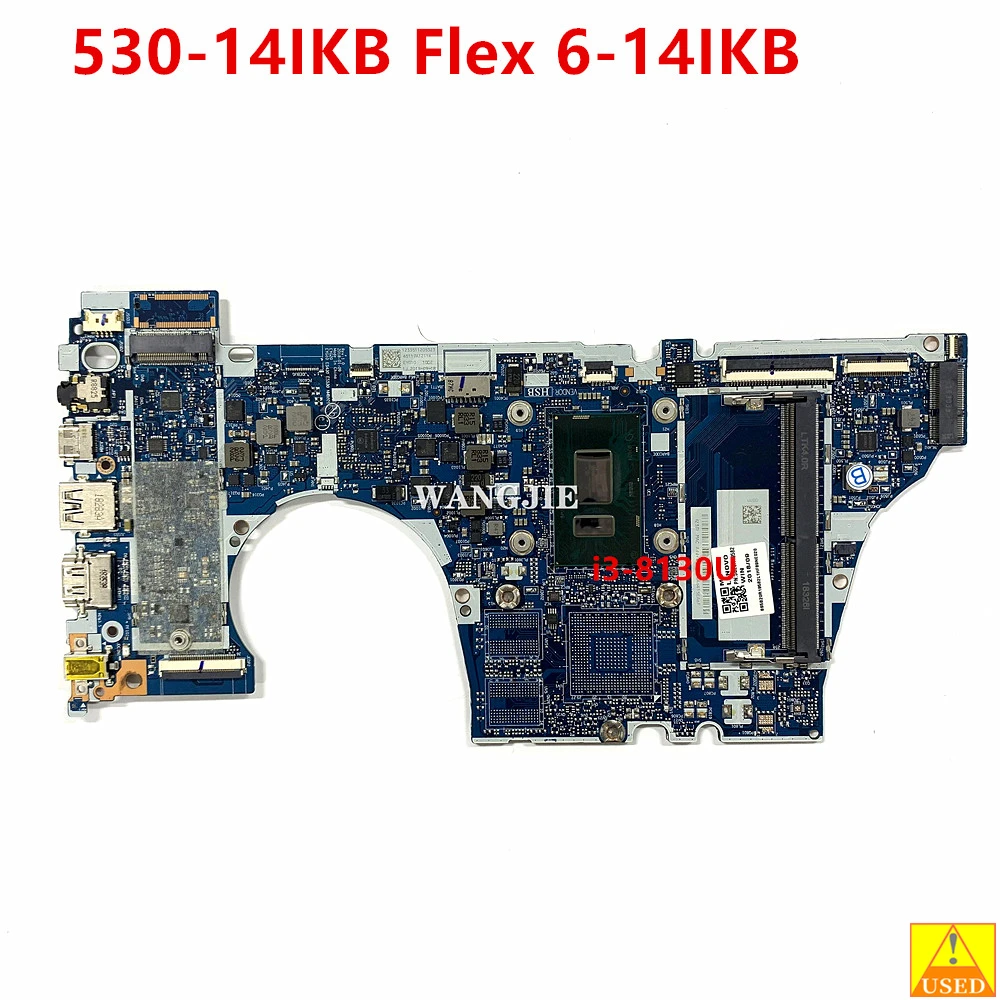 

For Lenovo Ideapad 530-14IKB Flex 6-14IKB Laptop Motherboard With i3-8130U CPU NM-B601 5B20R19582