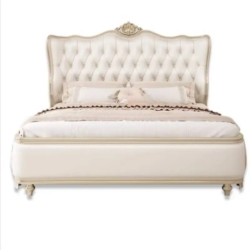 قاعدة ديكور كبير سرير مزدوج خزانة صندوق صالات أنيقة فاخرة سرير مزدوج المنزلية الحديثة Camas De Dormitorio أثاث المنزل