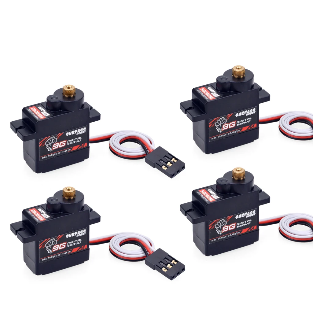 SURPASS Hobby Digitale Servo 9G 17G 25G Metal Gear micro Servo Hoog Koppel 4.8-6V voor 1/8 1/10 RC Auto Vliegtuig Robot Zweefvliegtuig