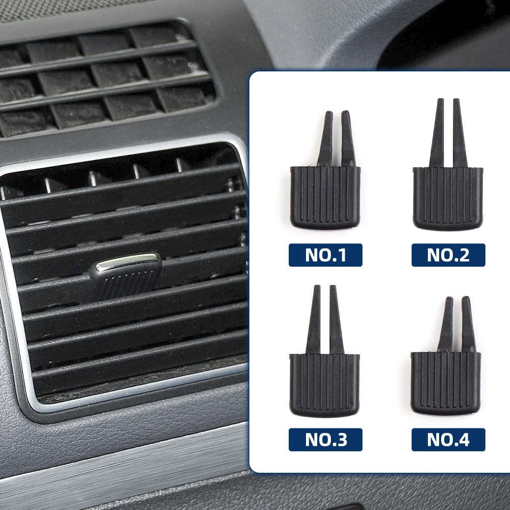 1PCS Air Conditioning Leaf Adjust Clip 1TD819703A-MZ Car Front AC Vent Grille Tab Clip 1TD819728A-MX for Volkswagen Tiguan VW