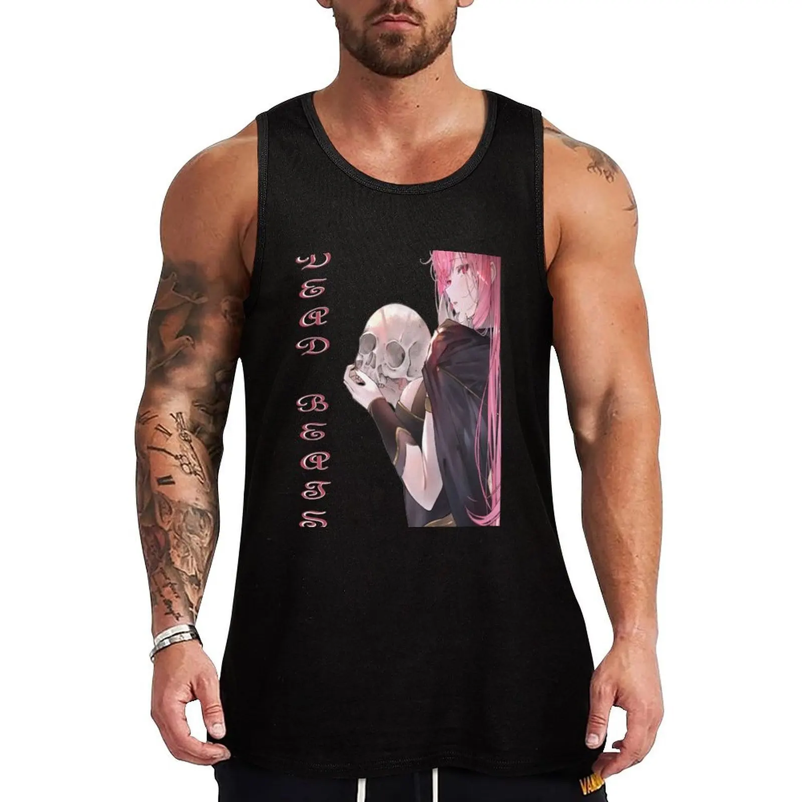 

DEADBEATS Mori Calliope Tank Top Men's singlets men gym t shirts basketball clothing