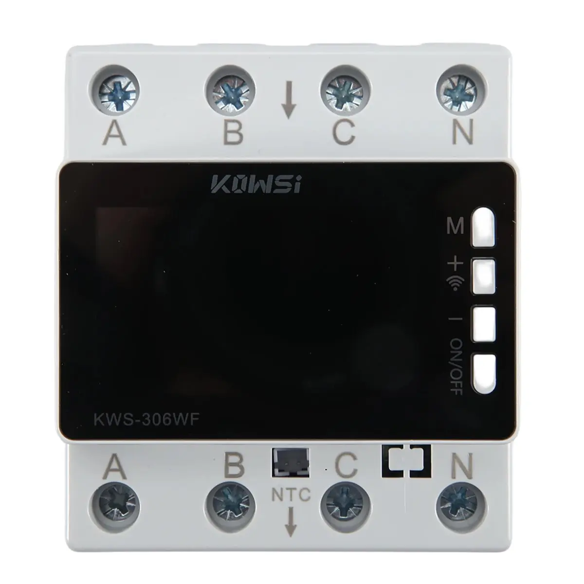 ABGN  Tuya Wifi Power Meter AC 85-290V Current and Voltage Monitor Relay 3 Phase 4 Wire DIN Rail