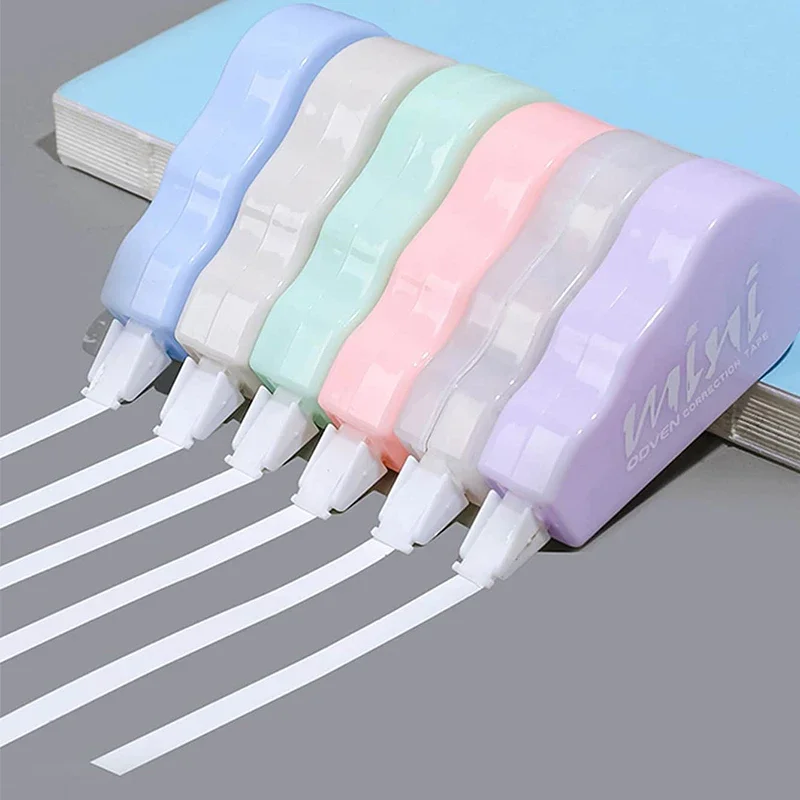 6pcs Multi-color Correction Tape for Students Office Supplies Stationery