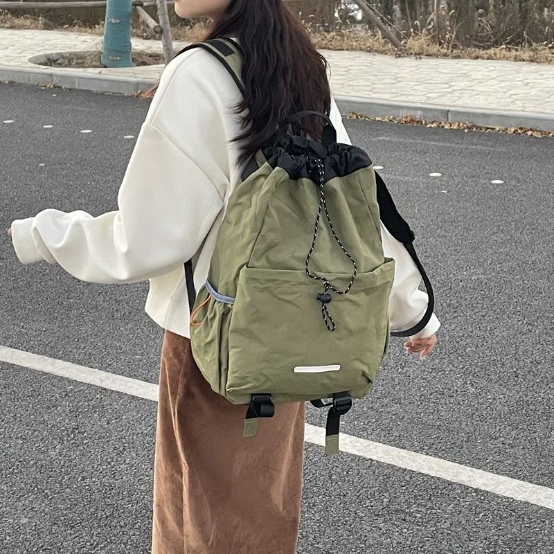 Korean Version Ins Fashionable Korean Version Backpack Travel Mountain Climbing Cycling Backpack Badminton Bag Men's and Women's
