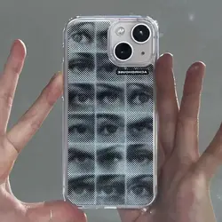 Korea Style Fashion Cool Eyes Phone Case For Xiaomi Redmi Note 13 12 12C 11 10 10C 13C 10s 9 9s 9A 9T 9C 8 7 Pro Max 4G 5G Cover