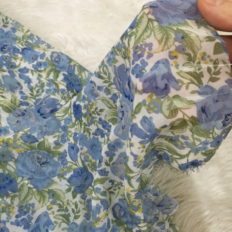 2/3 メートル花柄シフォン生地サマードレス快適な通気性の衣 - Summer Clothing Material のレビューと価格