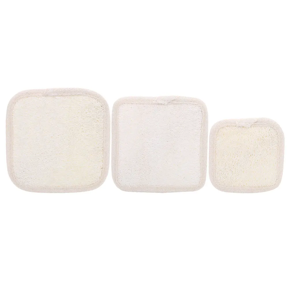 

3Pcs Body Washing Loofah Sponges Soft Exfoliating Bath Scrub Pads Shower Loofah Shower Sponge for Dead Skin Body Scrubber