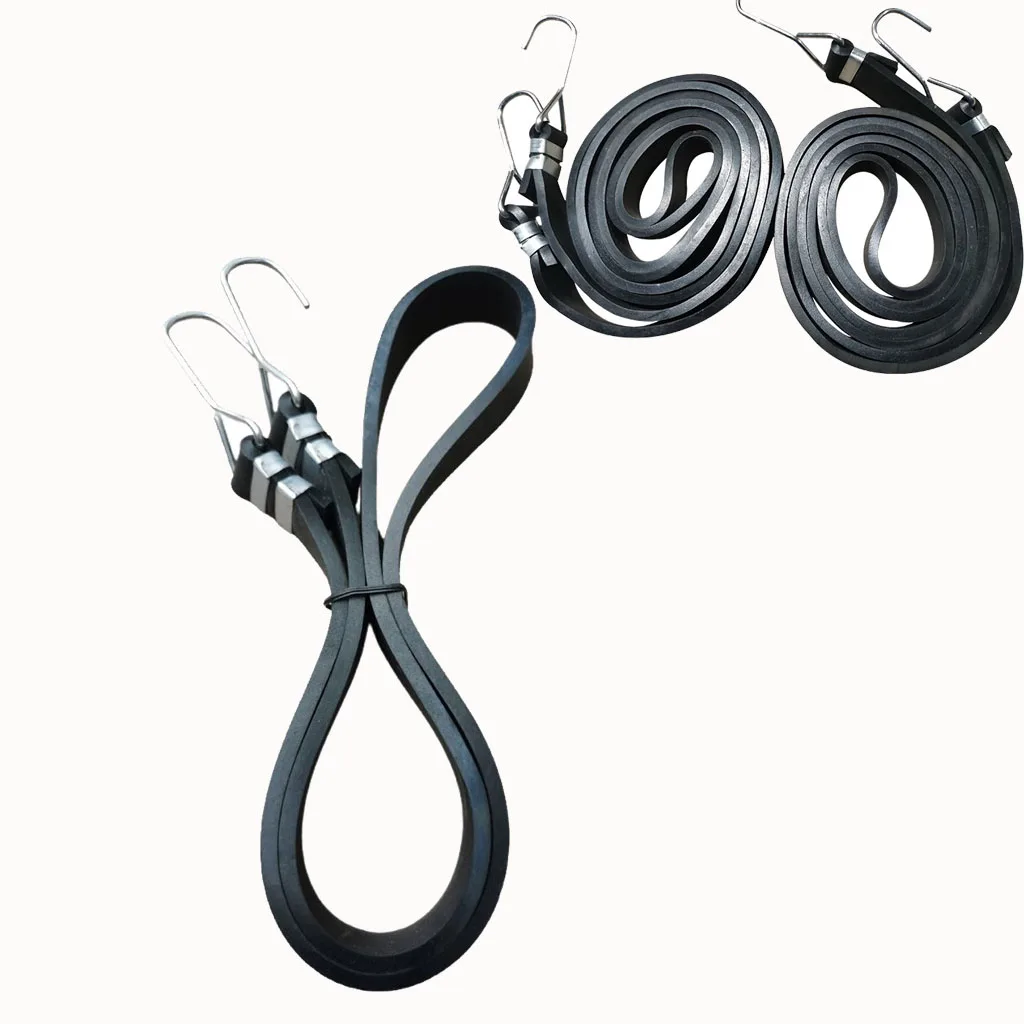 Automobile and Motorcycle Elastic Cord Heavy Duty Luggage Straps Rope Hooks Stretch Tie Tent Outdoor Accessories