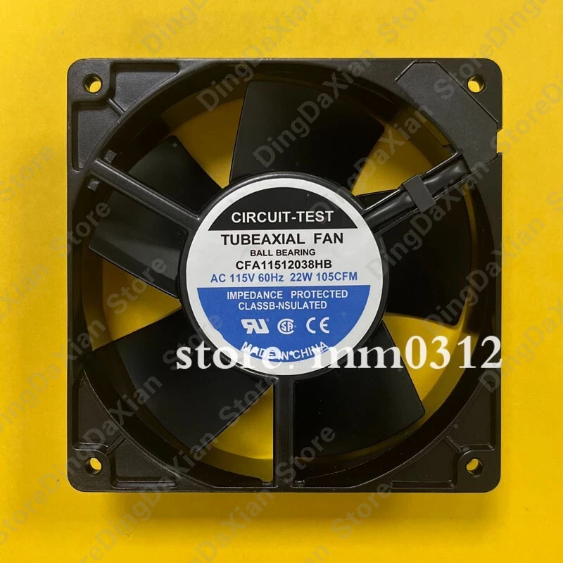 xx 1PCS For CIRCUIT-TEST CFA11512038HB 12038 AC115V 22W All Metal AC Cooling Fan