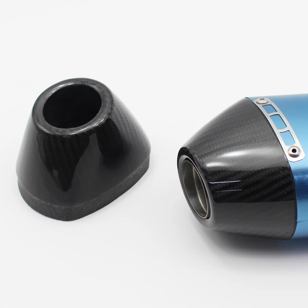 

Carbon Fiber Exhaust Tip End Cap for FMF Motorcycle Muffler Pipe Replacement