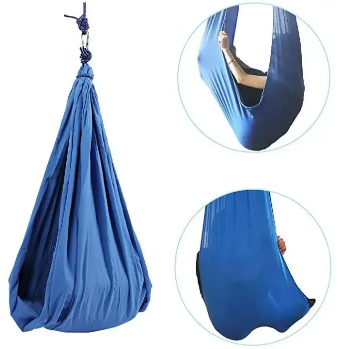 Adjustable Indoor Therapy Sensory Swing Cuddle Yoga Hammock for Kids with Special Needs