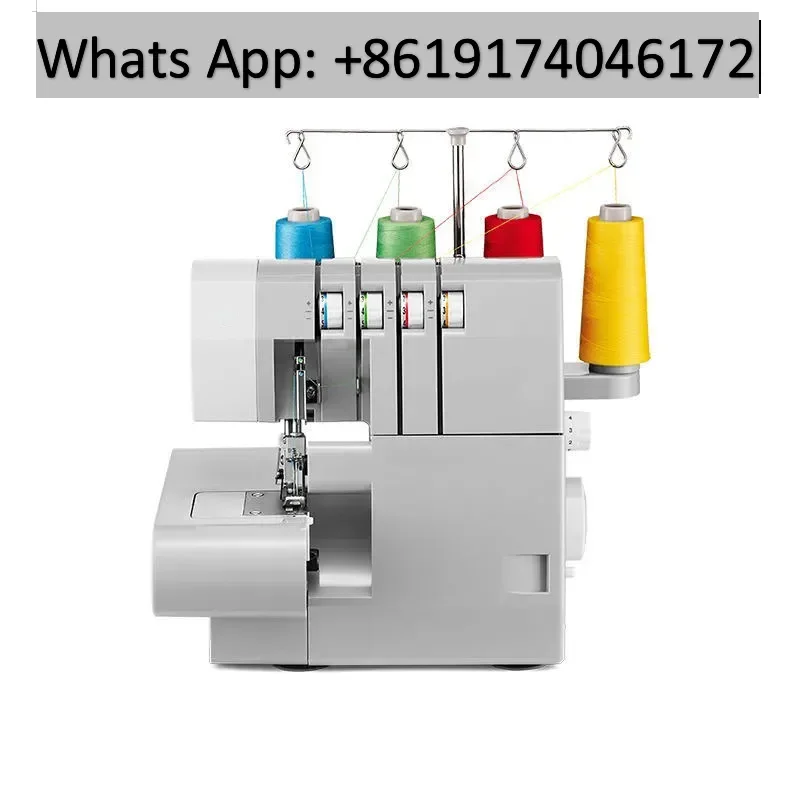 C14HD854 Household Overlock Sewing Machine 2/3/4 Thread Overlock Sewing Machine 220V with Secret Overlock Sewing Seaming machine