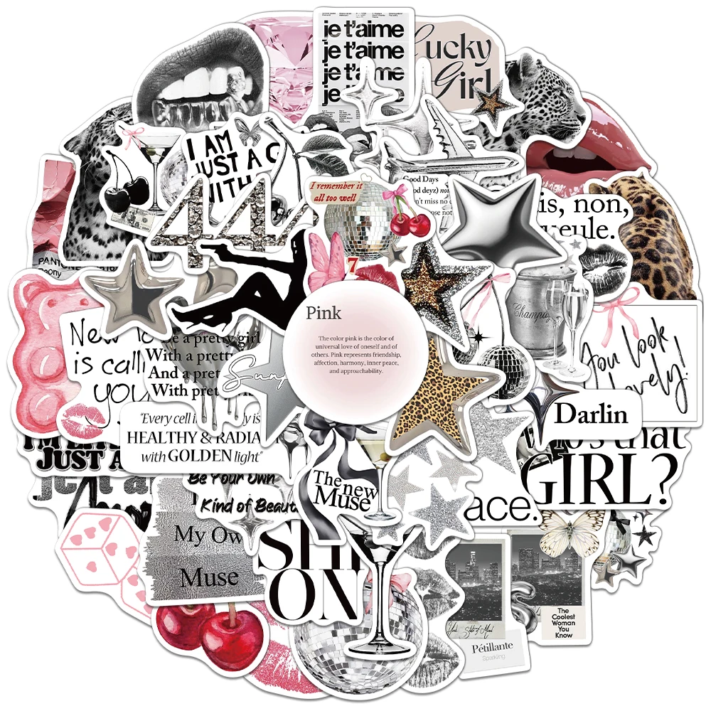 50PCS Creative Silv…