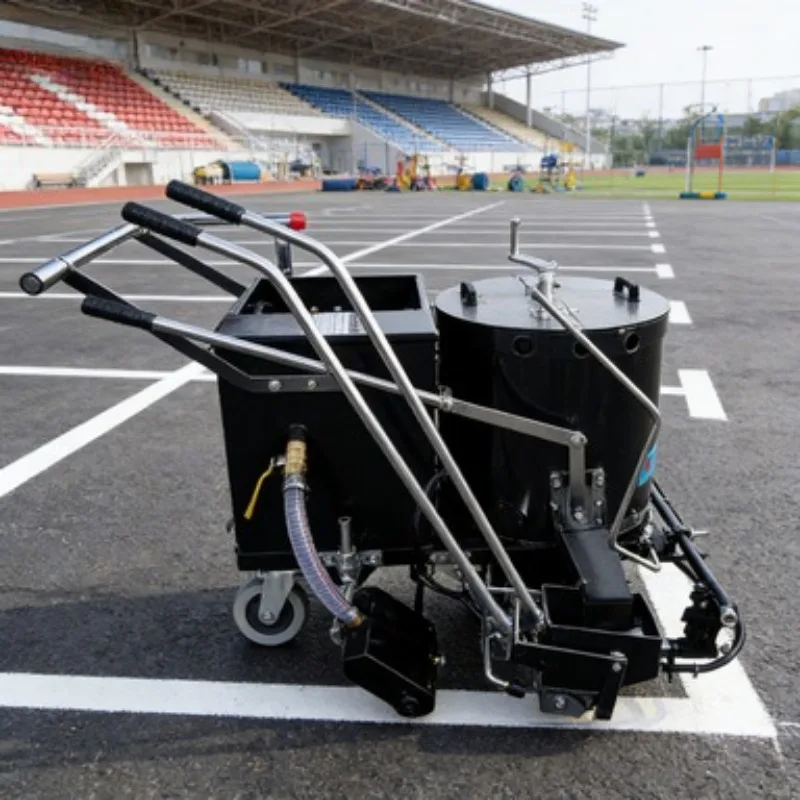

Automatic Vibrational Road Marking Machine, for Clear and Durable Thermoplastic Stripes on Pavement